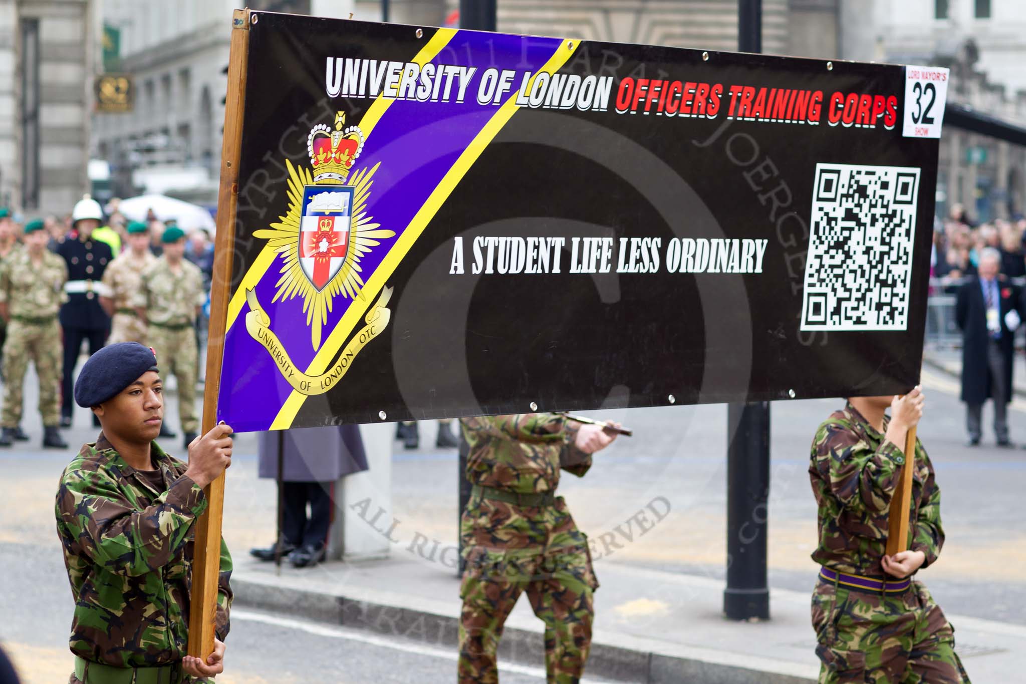 The Lord Mayor's Show 2011: University of London Officers Training Corps (ULOTC)..
Opposite Mansion House, City of London,
London,
-,
United Kingdom,
on 12 November 2011 at 11:19, image #216