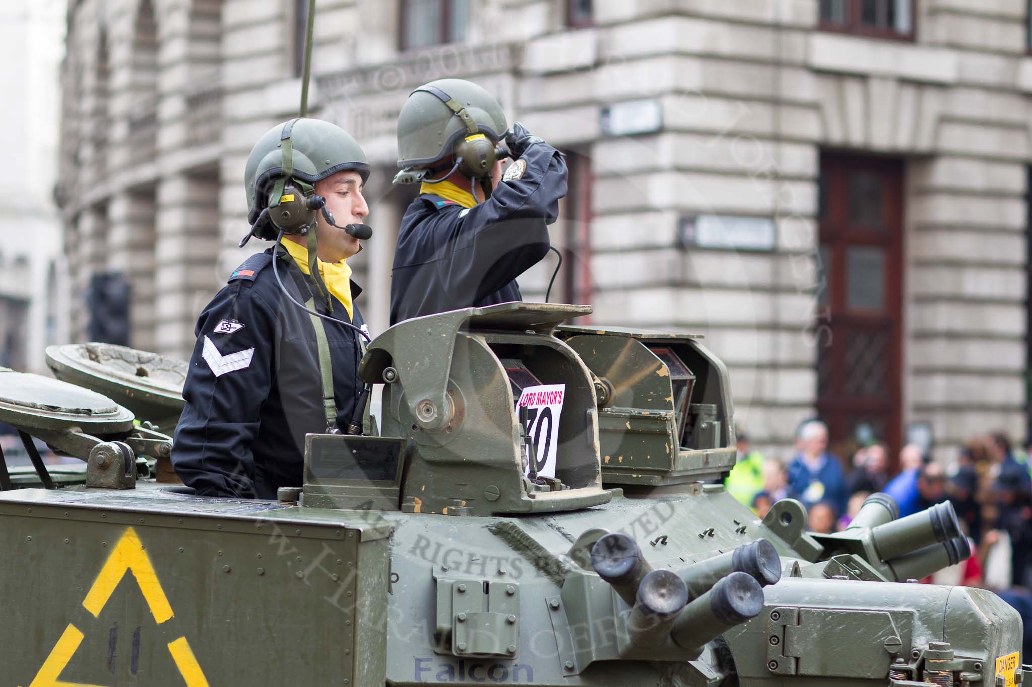 The Lord Mayor's Show 2011: The Royal Yeomanry..
Opposite Mansion House, City of London,
London,
-,
United Kingdom,
on 12 November 2011 at 11:40, image #416