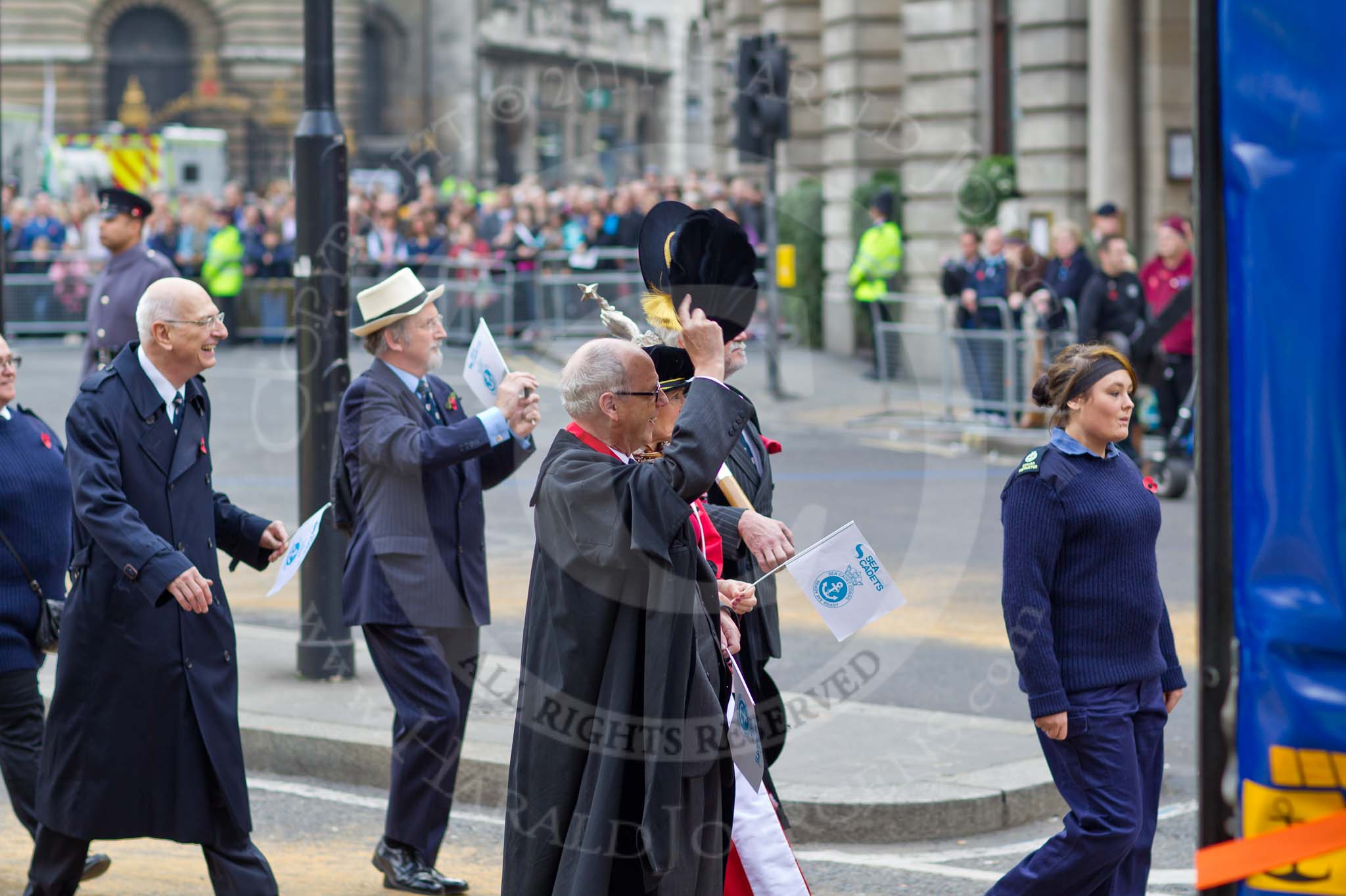 The Lord Mayor's Show 2011: Sea Cadet Corps (London Area).
Opposite Mansion House, City of London,
London,
-,
United Kingdom,
on 12 November 2011 at 11:54, image #545