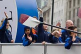 The Lord Mayor's Show 2011: Bradford Grammar School, the Lord Mayor David Wootton's former school, with an Olympic- and rowing scheme (http://www.bgs.bradford.sch.uk/)..
Opposite Mansion House, City of London,
London,
-,
United Kingdom,
on 12 November 2011 at 11:04, image #80