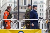 The Lord Mayor's Show 2011: The RAF Search and Rescue Helicopter Squadron, and 600 (City of London) Squadron Auxiliary Air Force, based at RAF Northolt..
Opposite Mansion House, City of London,
London,
-,
United Kingdom,
on 12 November 2011 at 11:13, image #171