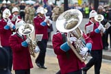 The Lord Mayor's Show 2011: Household Troops Band of the Salvation Army (http://www.householdtroopsband.co.uk/)..
Opposite Mansion House, City of London,
London,
-,
United Kingdom,
on 12 November 2011 at 11:47, image #488