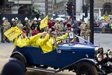 The Lord Mayor's Show 2011: The Figaro Masters, here with a vintage Alvis Silver Eagle car..
Opposite Mansion House, City of London,
London,
-,
United Kingdom,
on 12 November 2011 at 11:47, image #490