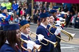 The Lord Mayor's Show 2011: London Massed Bugle Band..
Opposite Mansion House, City of London,
London,
-,
United Kingdom,
on 12 November 2011 at 11:57, image #577