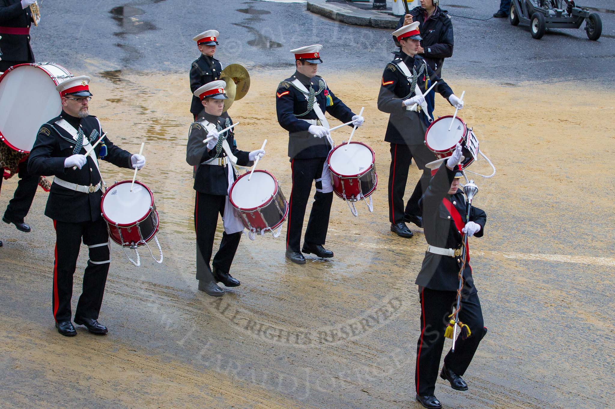 Lord Mayor's Show 2012: Entry 111 - Surbiton Royal British Legion Band..
Press stand opposite Mansion House, City of London,
London,
Greater London,
United Kingdom,
on 10 November 2012 at 11:56, image #1595