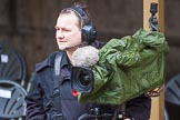 Lord Mayor's Show 2012: BBC/SIS steadycam operator..
Press stand opposite Mansion House, City of London,
London,
Greater London,
United Kingdom,
on 10 November 2012 at 09:59, image #18