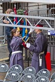Lord Mayor's Show 2012.
Press stand opposite Mansion House, City of London,
London,
Greater London,
United Kingdom,
on 10 November 2012 at 10:12, image #26