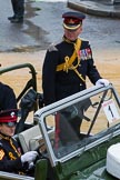 Lord Mayor's Show 2012: Entry 1, HAC, the Honourable Artillery Company, here Major Jonny Longbottom (sp?), commanding the Gun Detachment of the Honourable Artillery Company (HAC)..
Press stand opposite Mansion House, City of London,
London,
Greater London,
United Kingdom,
on 10 November 2012 at 10:14, image #31