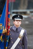 Lord Mayor's Show 2012: Carrying the Colour of the HAC Regiment, Lieutenant Greg Hall (sp?)..
Press stand opposite Mansion House, City of London,
London,
Greater London,
United Kingdom,
on 10 November 2012 at 10:18, image #56