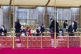 Photo 1211101028441D44628HaraldJoergens Lord Mayor's Show 2012: The Mansion House balcony, the first guests are arriving..
Press stand opposite Mansion House, City of London,
London,
Greater London,
United Kingdom,
on 10 November 2012 at 10:28, image #74