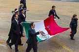 Lord Mayor's Show 2012: Entry 31 - Mexican Chamber of Commerce in GB..
Press stand opposite Mansion House, City of London,
London,
Greater London,
United Kingdom,
on 10 November 2012 at 11:13, image #503