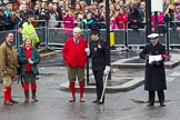 Lord Mayor's Show 2012: Dominic Reid, the Pageant Master..
Press stand opposite Mansion House, City of London,
London,
Greater London,
United Kingdom,
on 10 November 2012 at 11:15, image #547