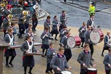Lord Mayor's Show 2012: Entry 67 - Kingston & Malden Scout & Guide Band..
Press stand opposite Mansion House, City of London,
London,
Greater London,
United Kingdom,
on 10 November 2012 at 11:29, image #848