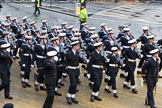 Lord Mayor's Show 2012: Entry 87 - Royal Navy (HMS Collingwood)..
Press stand opposite Mansion House, City of London,
London,
Greater London,
United Kingdom,
on 10 November 2012 at 11:38, image #1148