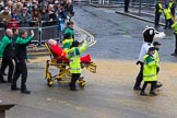 Lord Mayor's Show 2012: Entry 92 - St John Ambulance Talbot Corps of Drums..
Press stand opposite Mansion House, City of London,
London,
Greater London,
United Kingdom,
on 10 November 2012 at 11:41, image #1225