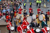 Lord Mayor's Show 2012: Entry 105 - Corps of Drums Society..
Press stand opposite Mansion House, City of London,
London,
Greater London,
United Kingdom,
on 10 November 2012 at 11:53, image #1472