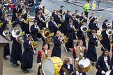 Lord Mayor's Show 2012: Entry 123 - Christ's Hospital School Band..
Press stand opposite Mansion House, City of London,
London,
Greater London,
United Kingdom,
on 10 November 2012 at 12:02, image #1766