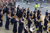 Lord Mayor's Show 2012: Entry 123 - Christ's Hospital School Band..
Press stand opposite Mansion House, City of London,
London,
Greater London,
United Kingdom,
on 10 November 2012 at 12:02, image #1774
