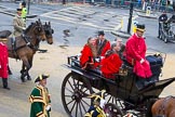 Lord Mayor's Show 2012.
Press stand opposite Mansion House, City of London,
London,
Greater London,
United Kingdom,
on 10 November 2012 at 12:05, image #1858