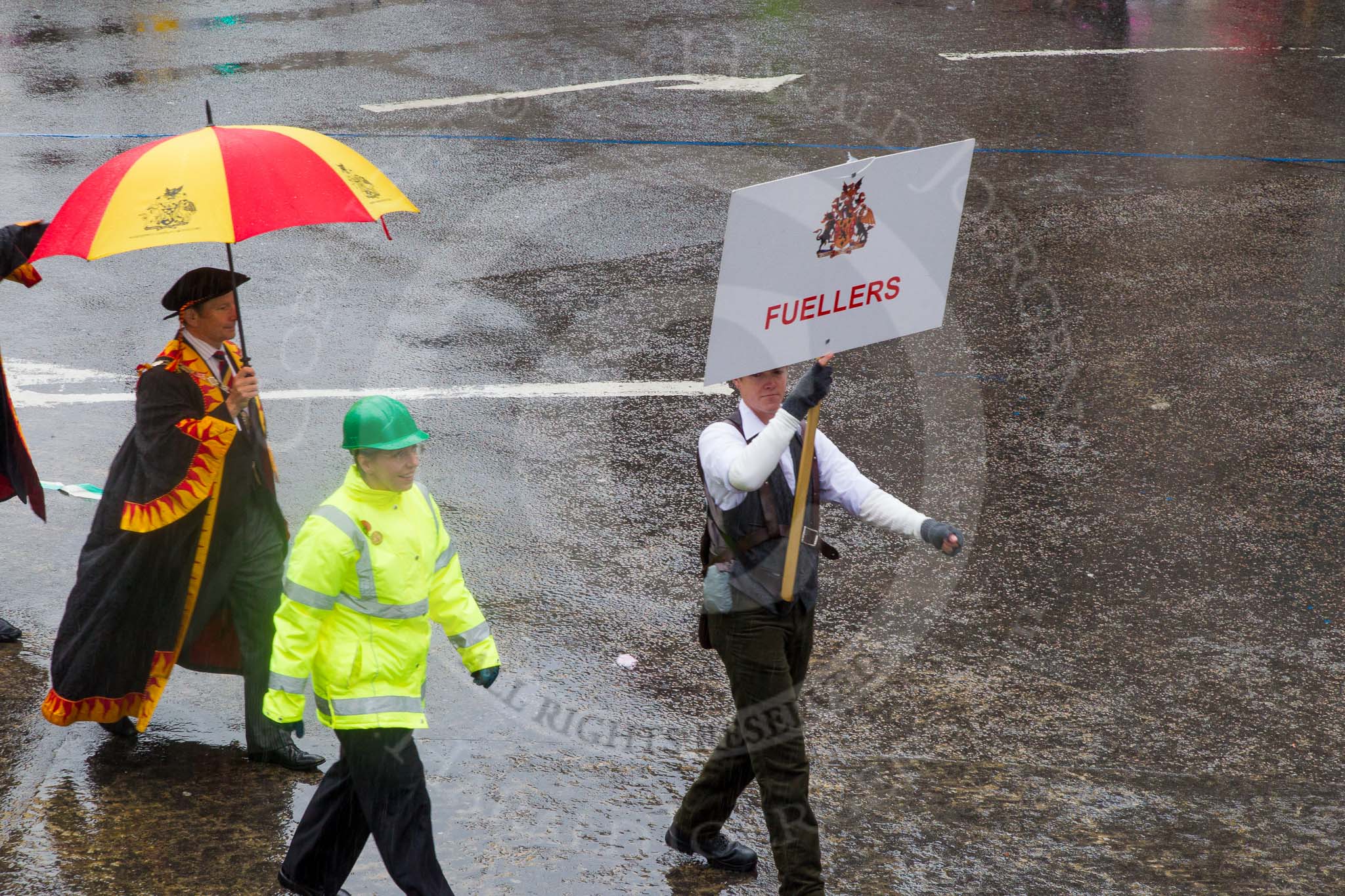 Lord Mayor's Show 2013: 67-Worshipful Company of Fuellers- are the City's energy-industry Livery Company. Today's float represents coal and paraffin..
Press stand opposite Mansion House, City of London,
London,
Greater London,
United Kingdom,
on 09 November 2013 at 11:36, image #811