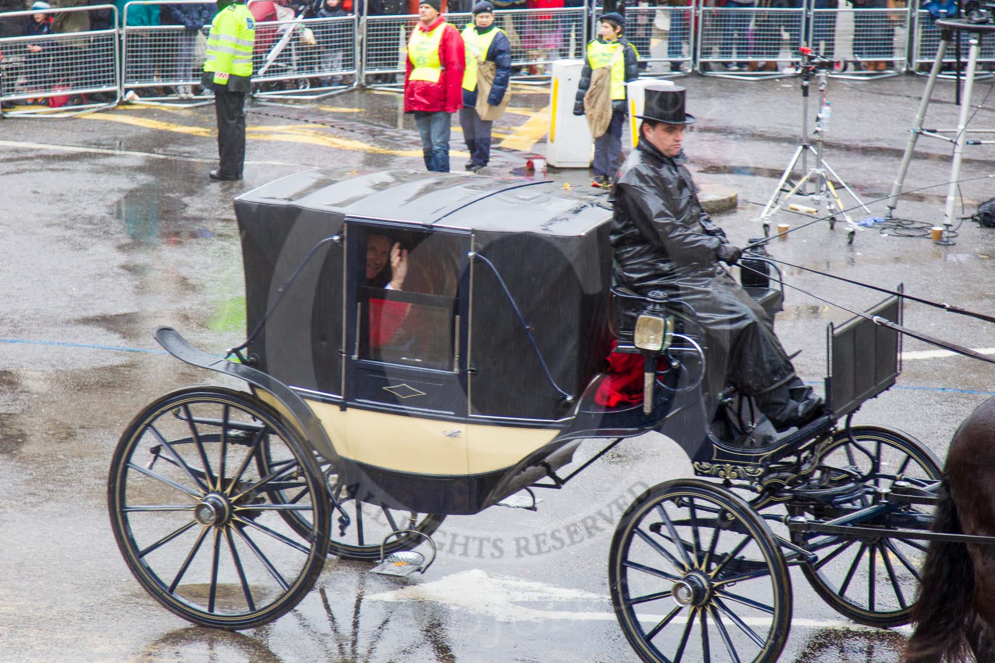 Lord Mayor's Show 2013: Carriages used by the Worshipful Companies and Guilds of the City, further information would be most welcome!.
Press stand opposite Mansion House, City of London,
London,
Greater London,
United Kingdom,
on 09 November 2013 at 12:08, image #1399