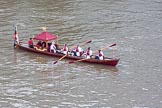 Photo 13110909165240D8874HaraldJoergens Lord Mayor's Show 2013: The Lord Mayor's flotilla, here cutter 'The Barbers Cutter', crewed by the Barbers Company. Photo be Mike Garland..
on 09 November 2013 at 09:16, image #36