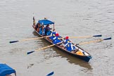 Photo 13110909170340D8881HaraldJoergens Lord Mayor's Show 2013: The Lord Mayor's flotilla, here cutter 'Penelope', crewed by the Port of London Authority (PLA). Photo be Mike Garland..
on 09 November 2013 at 09:17, image #39