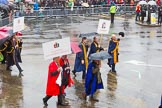 Lord Mayor's Show 2013: 46-Modern Livery Companies-Scientific Instrument Makers, Launderers, Surveyors..
Press stand opposite Mansion House, City of London,
London,
Greater London,
United Kingdom,
on 09 November 2013 at 11:25, image #591