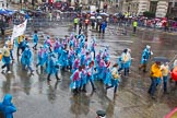 Lord Mayor's Show 2013: 57-Workshipful Company of Actuaries- the float shows  the importance of mathematics to the modern world..
Press stand opposite Mansion House, City of London,
London,
Greater London,
United Kingdom,
on 09 November 2013 at 11:31, image #724