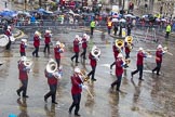 Lord Mayor's Show 2013: 61-Household Tropps  Band of theSalvation Army-this is the band represents some 500 Salvation Army bands from all over of UK..
Press stand opposite Mansion House, City of London,
London,
Greater London,
United Kingdom,
on 09 November 2013 at 11:34, image #780