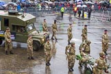 Lord Mayor's Show 2013: 63-256 Field Hospital, Royal Army Medical Corps-continue to provade medical, allied health and military support to current operations..
Press stand opposite Mansion House, City of London,
London,
Greater London,
United Kingdom,
on 09 November 2013 at 11:35, image #802