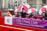 Lord Mayor's Show 2013: 120-City Livery Club-is a private daytime club for Liverymen and members of related City organisations. This year it celebrates its centenary..
Press stand opposite Mansion House, City of London,
London,
Greater London,
United Kingdom,
on 09 November 2013 at 12:05, image #1357