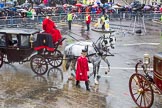 Lord Mayor's Show 2013: Carriages used by the Worshipful Companies and Guilds of the City, further information would be most welcome!.
Press stand opposite Mansion House, City of London,
London,
Greater London,
United Kingdom,
on 09 November 2013 at 12:08, image #1405