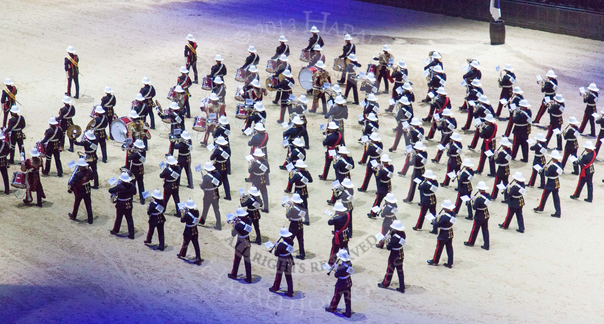 British Military Tournament 2013: The Royal Marines Massed Band..
Earls Court,
London SW5,

United Kingdom,
on 06 December 2013 at 14:48, image #42