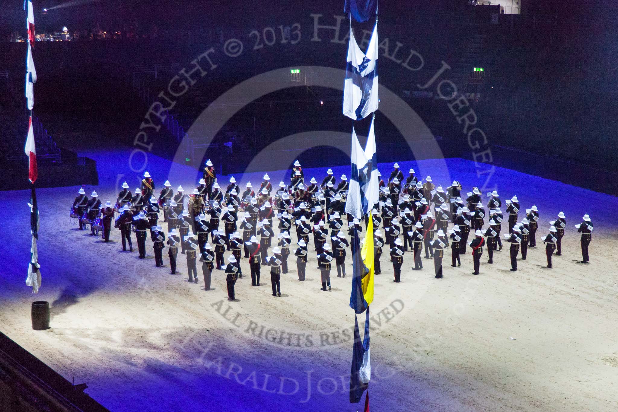 British Military Tournament 2013: The Royal Marines Massed Band..
Earls Court,
London SW5,

United Kingdom,
on 06 December 2013 at 14:49, image #43