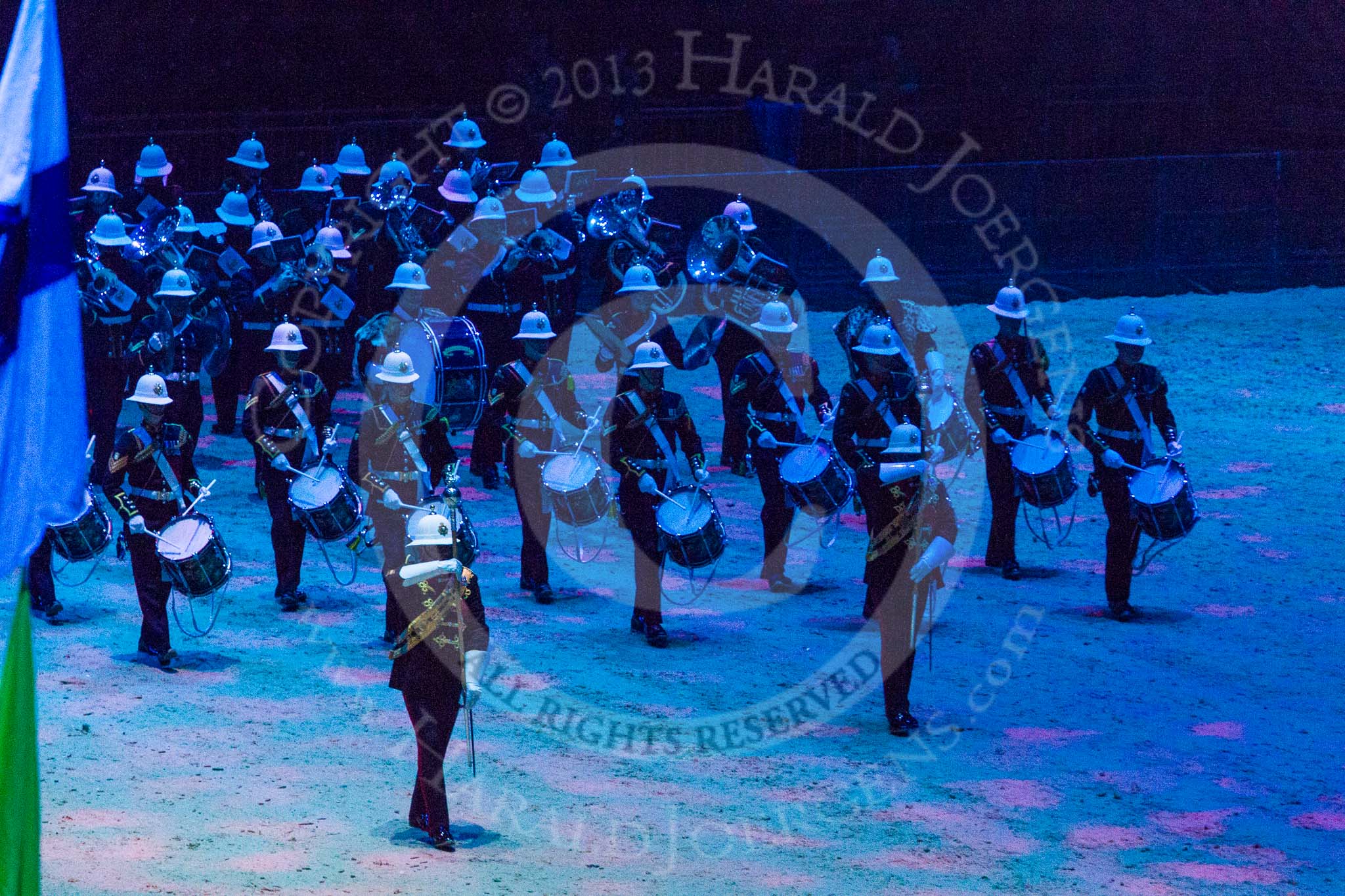 British Military Tournament 2013: The Royal Marines Massed Band..
Earls Court,
London SW5,

United Kingdom,
on 06 December 2013 at 14:50, image #44