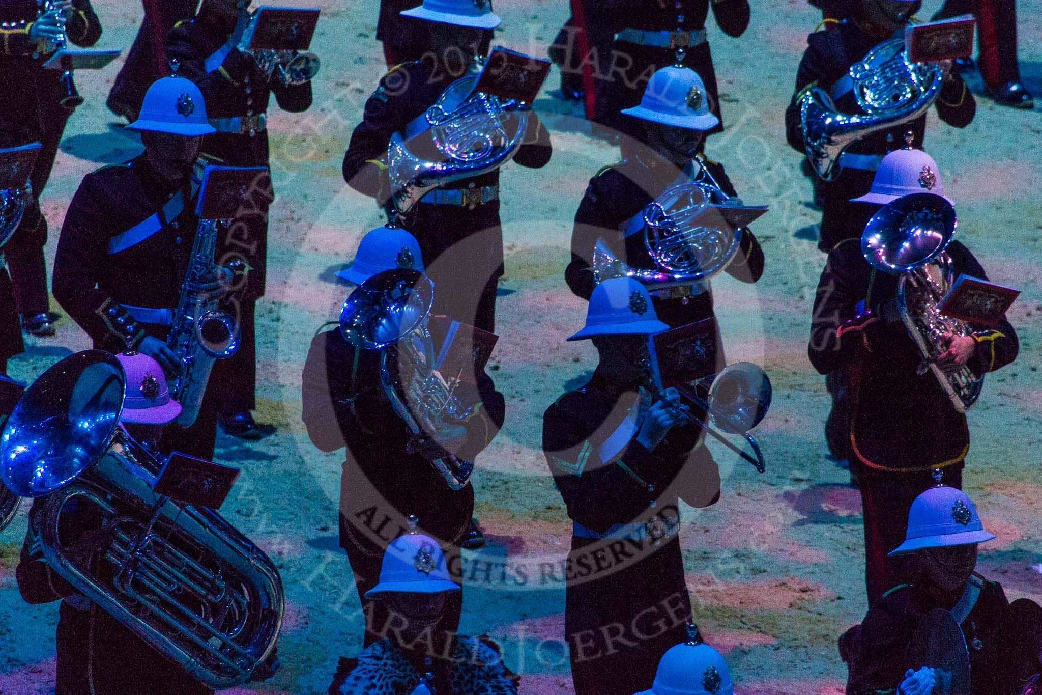 British Military Tournament 2013: The Royal Marines Massed Band..
Earls Court,
London SW5,

United Kingdom,
on 06 December 2013 at 14:50, image #50