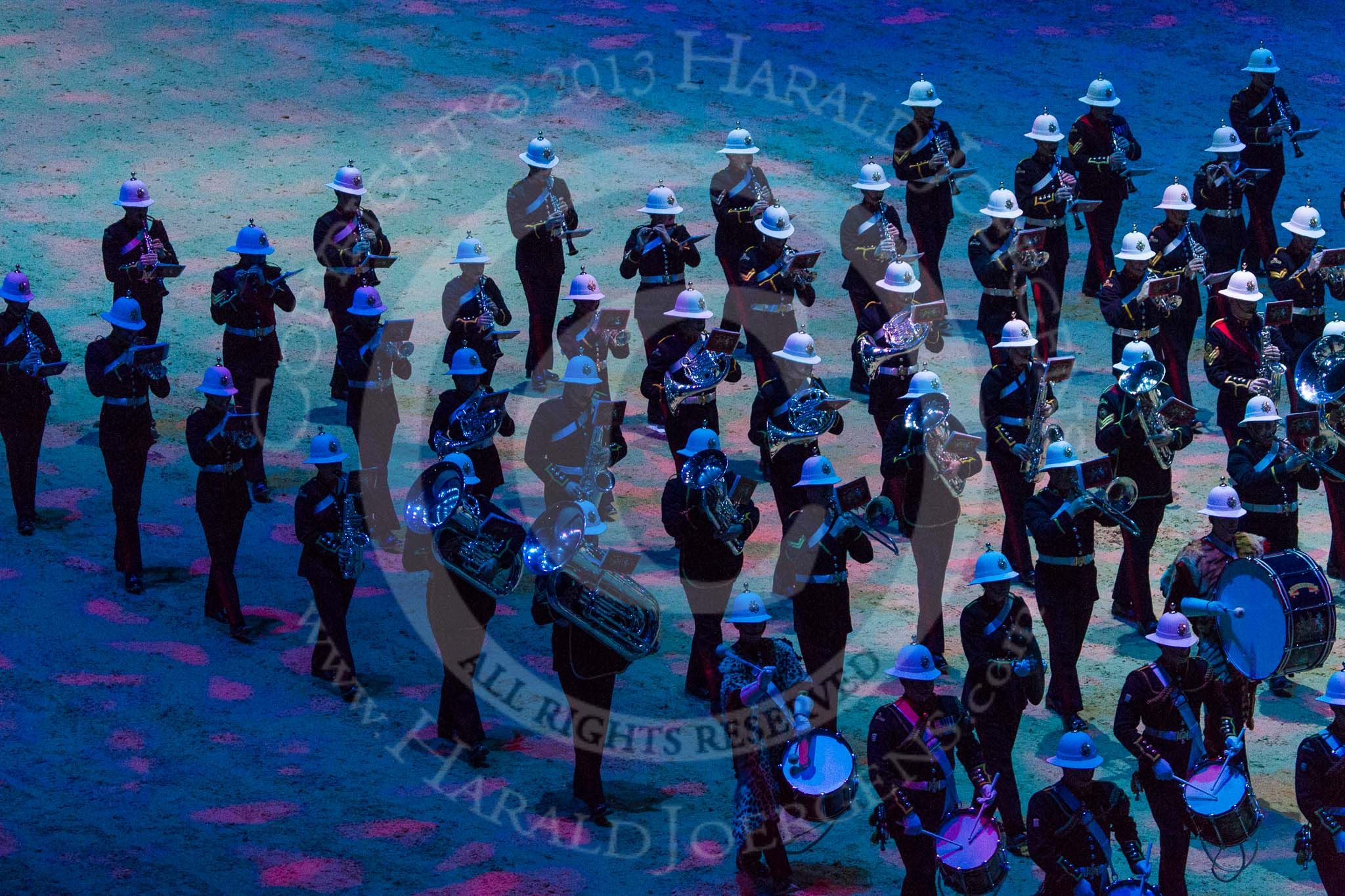 British Military Tournament 2013: The Royal Marines Massed Band..
Earls Court,
London SW5,

United Kingdom,
on 06 December 2013 at 14:51, image #51