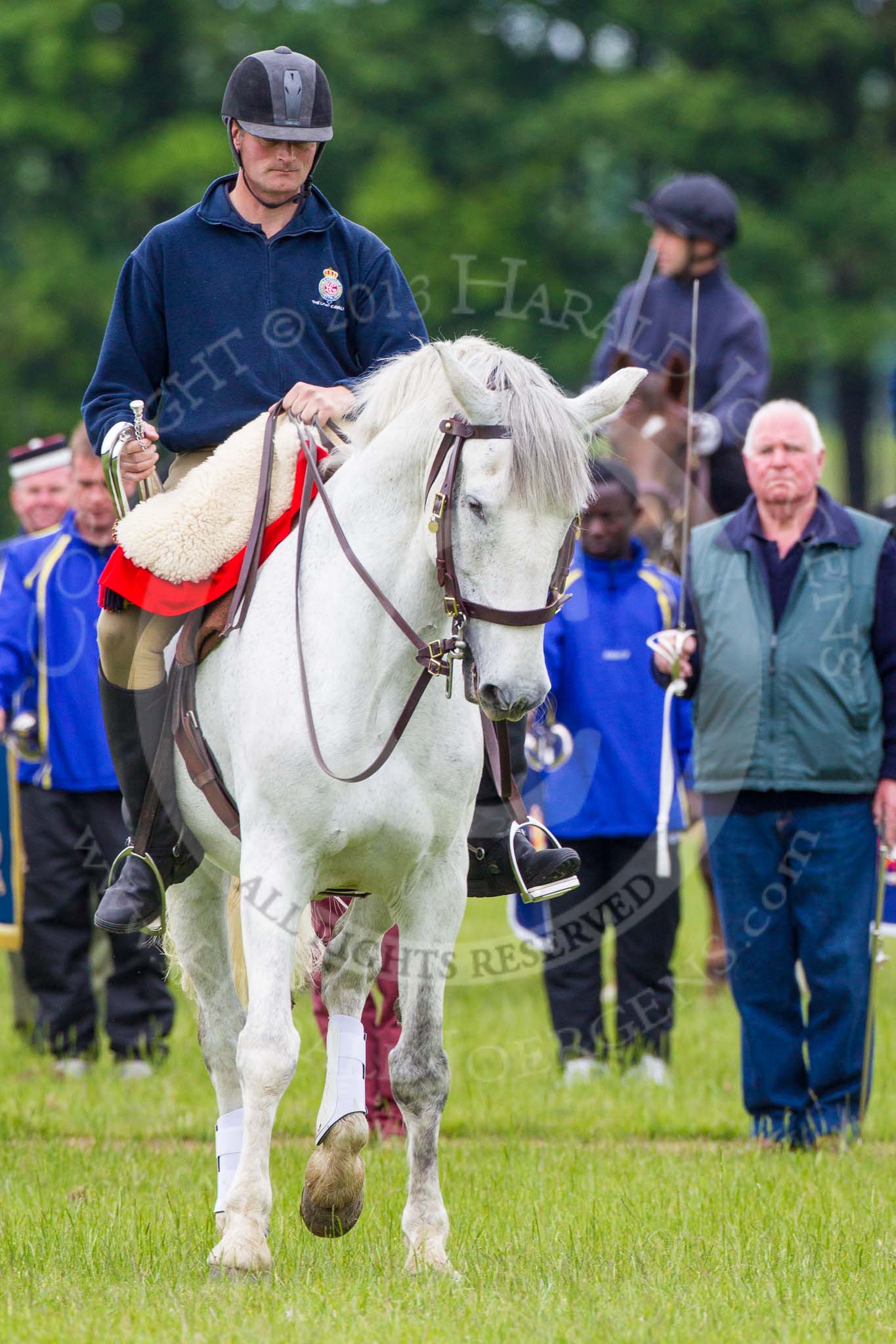 The Light Cavalry HAC Annual Review and Inspection 2013.
Windsor Great Park Review Ground,
Windsor,
Berkshire,
United Kingdom,
on 09 June 2013 at 10:40, image #63