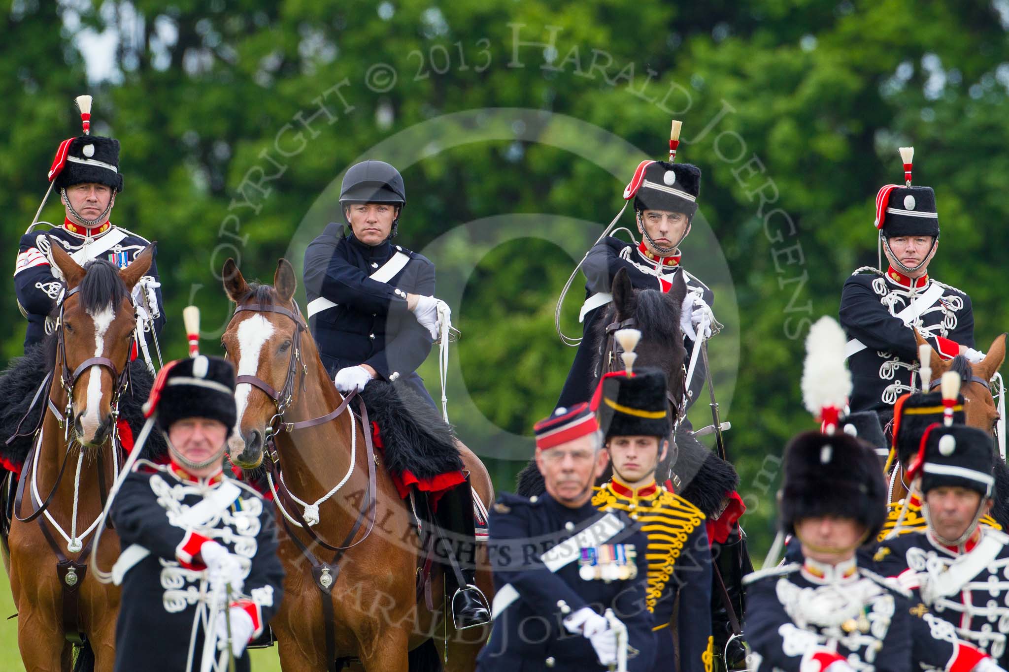 The Light Cavalry HAC Annual Review and Inspection 2013.
Windsor Great Park Review Ground,
Windsor,
Berkshire,
United Kingdom,
on 09 June 2013 at 13:02, image #286