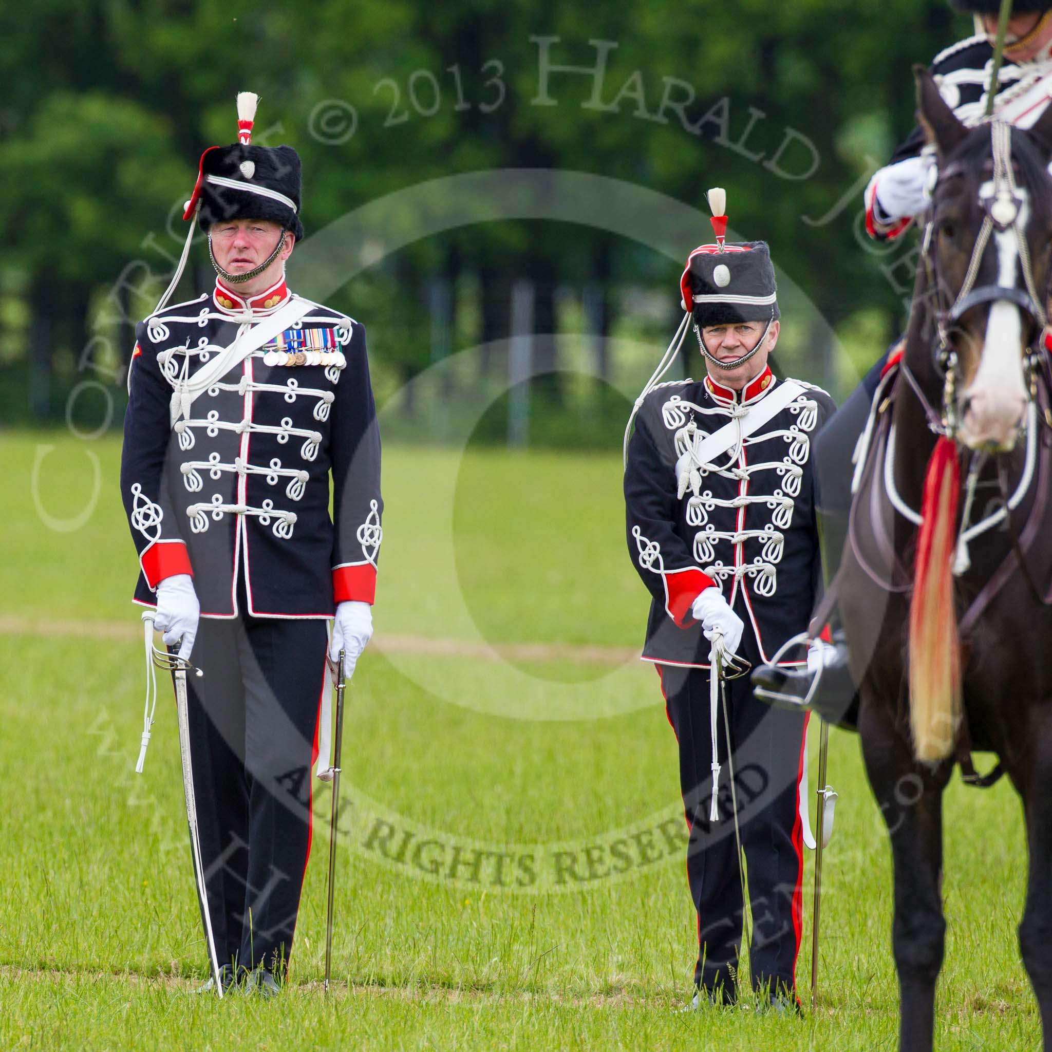 The Light Cavalry HAC Annual Review and Inspection 2013.
Windsor Great Park Review Ground,
Windsor,
Berkshire,
United Kingdom,
on 09 June 2013 at 13:03, image #297