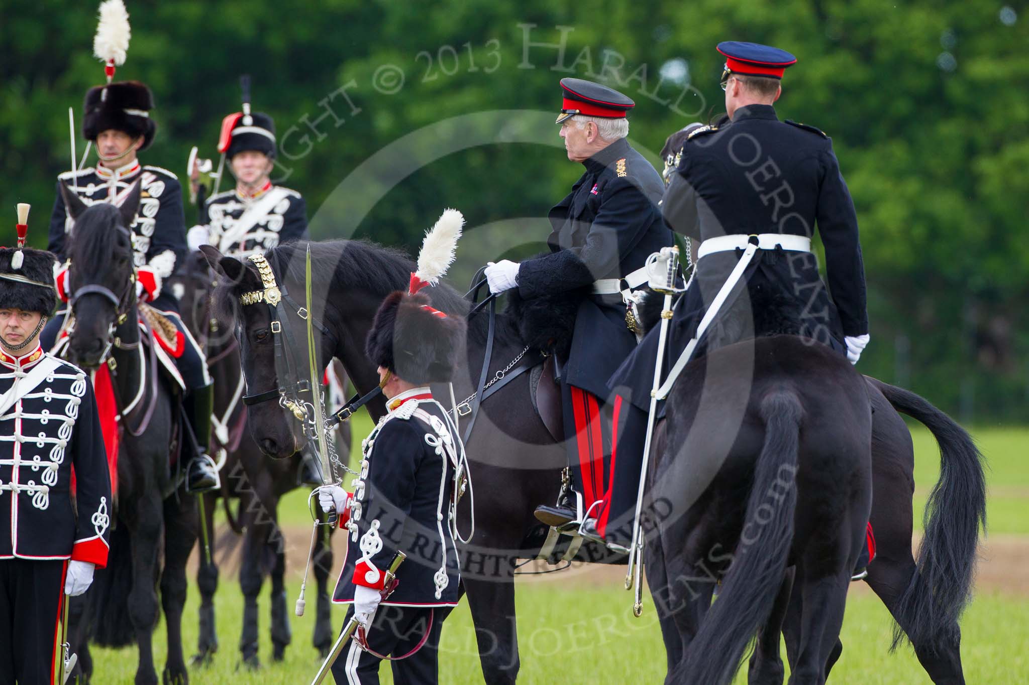 The Light Cavalry HAC Annual Review and Inspection 2013.
Windsor Great Park Review Ground,
Windsor,
Berkshire,
United Kingdom,
on 09 June 2013 at 13:26, image #351