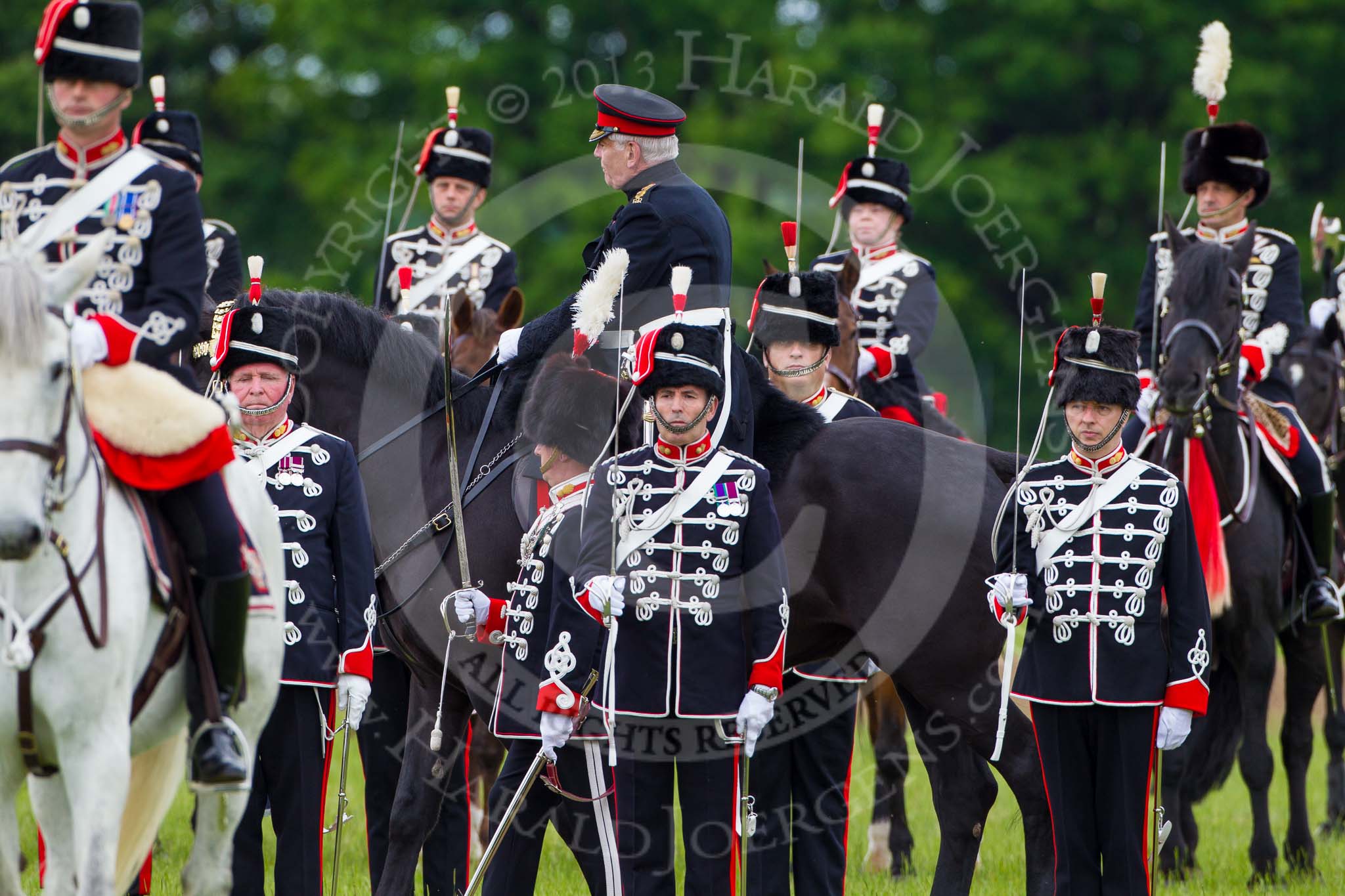 The Light Cavalry HAC Annual Review and Inspection 2013.
Windsor Great Park Review Ground,
Windsor,
Berkshire,
United Kingdom,
on 09 June 2013 at 13:26, image #353