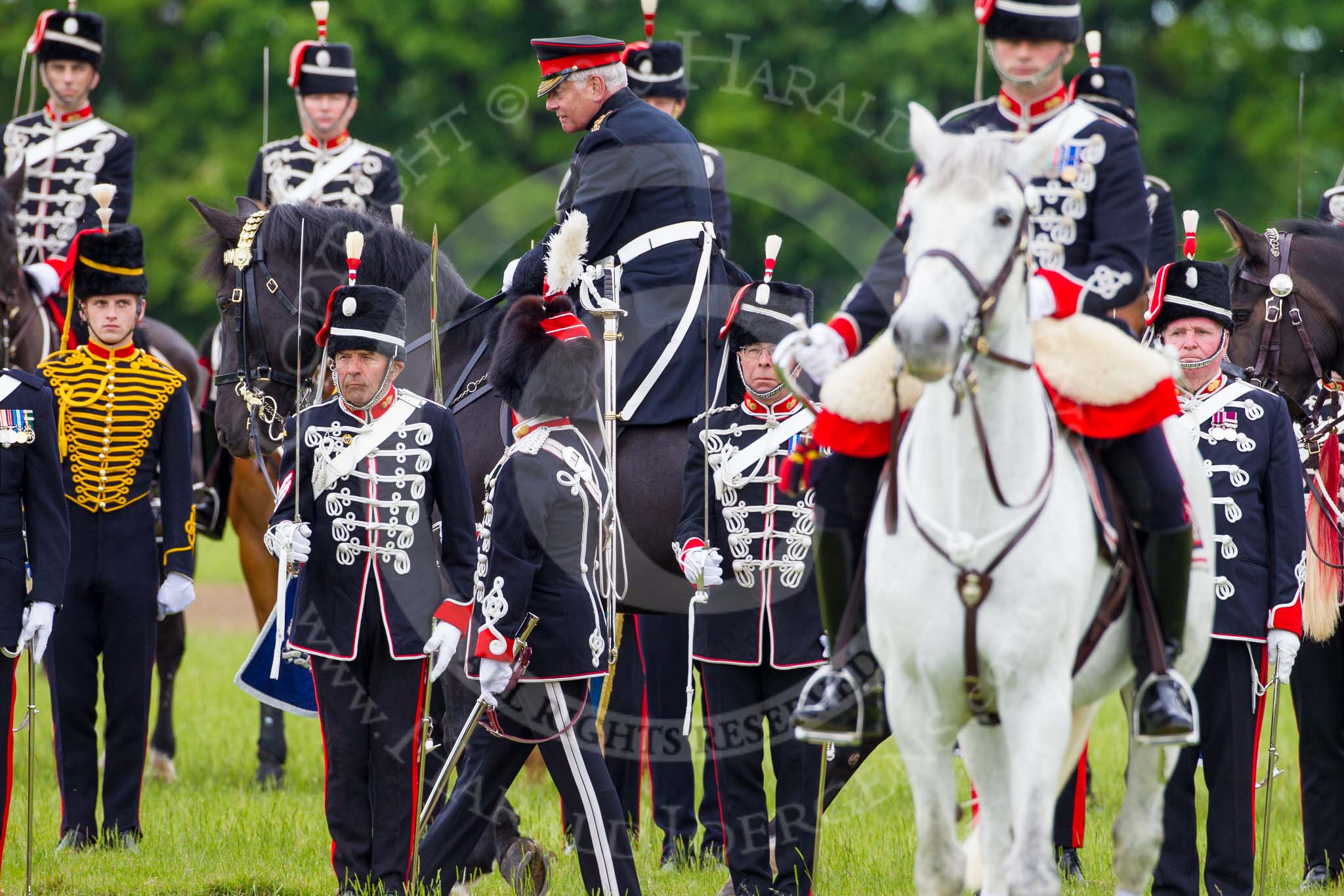 The Light Cavalry HAC Annual Review and Inspection 2013.
Windsor Great Park Review Ground,
Windsor,
Berkshire,
United Kingdom,
on 09 June 2013 at 13:26, image #355