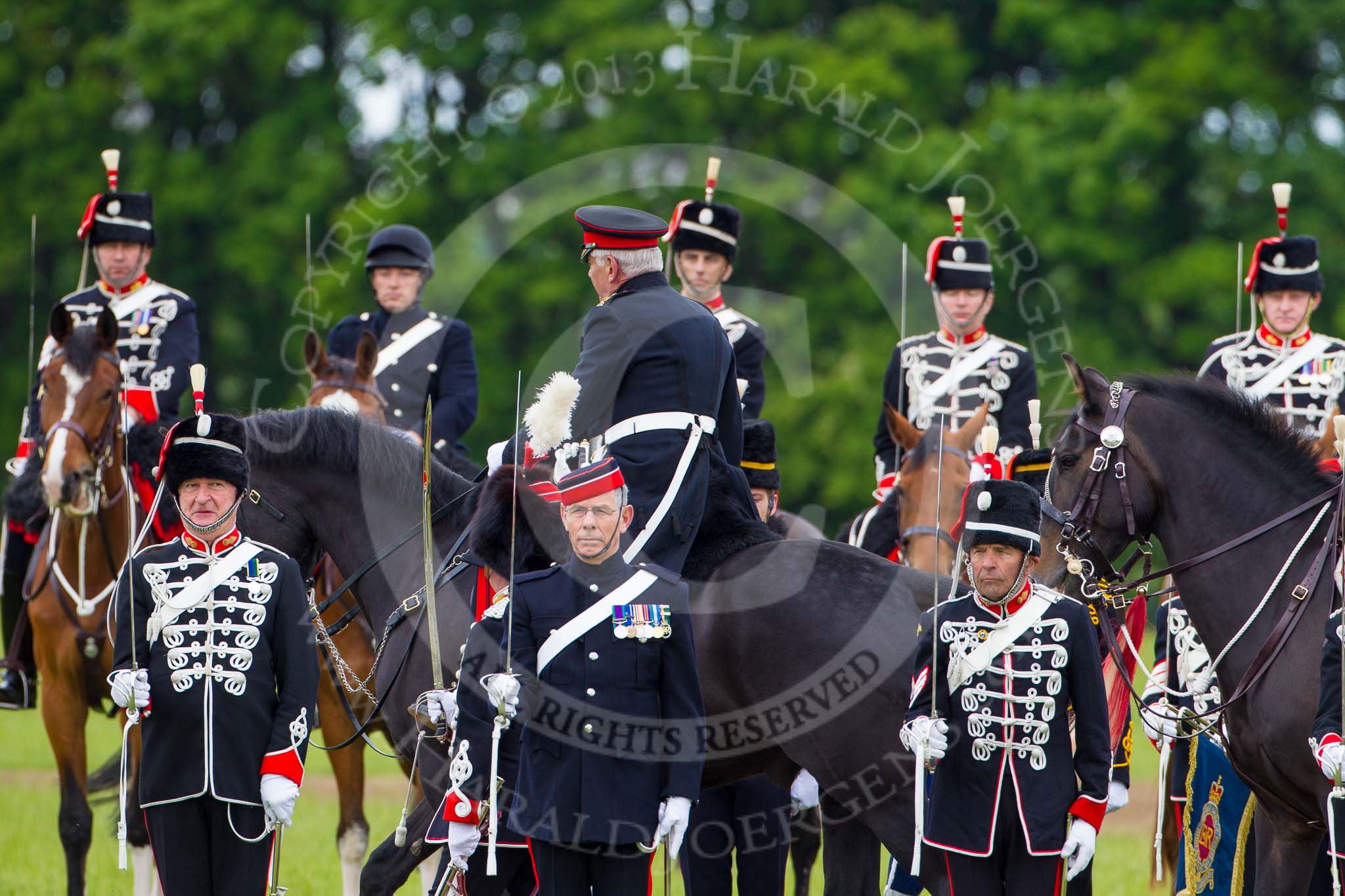 The Light Cavalry HAC Annual Review and Inspection 2013.
Windsor Great Park Review Ground,
Windsor,
Berkshire,
United Kingdom,
on 09 June 2013 at 13:26, image #356