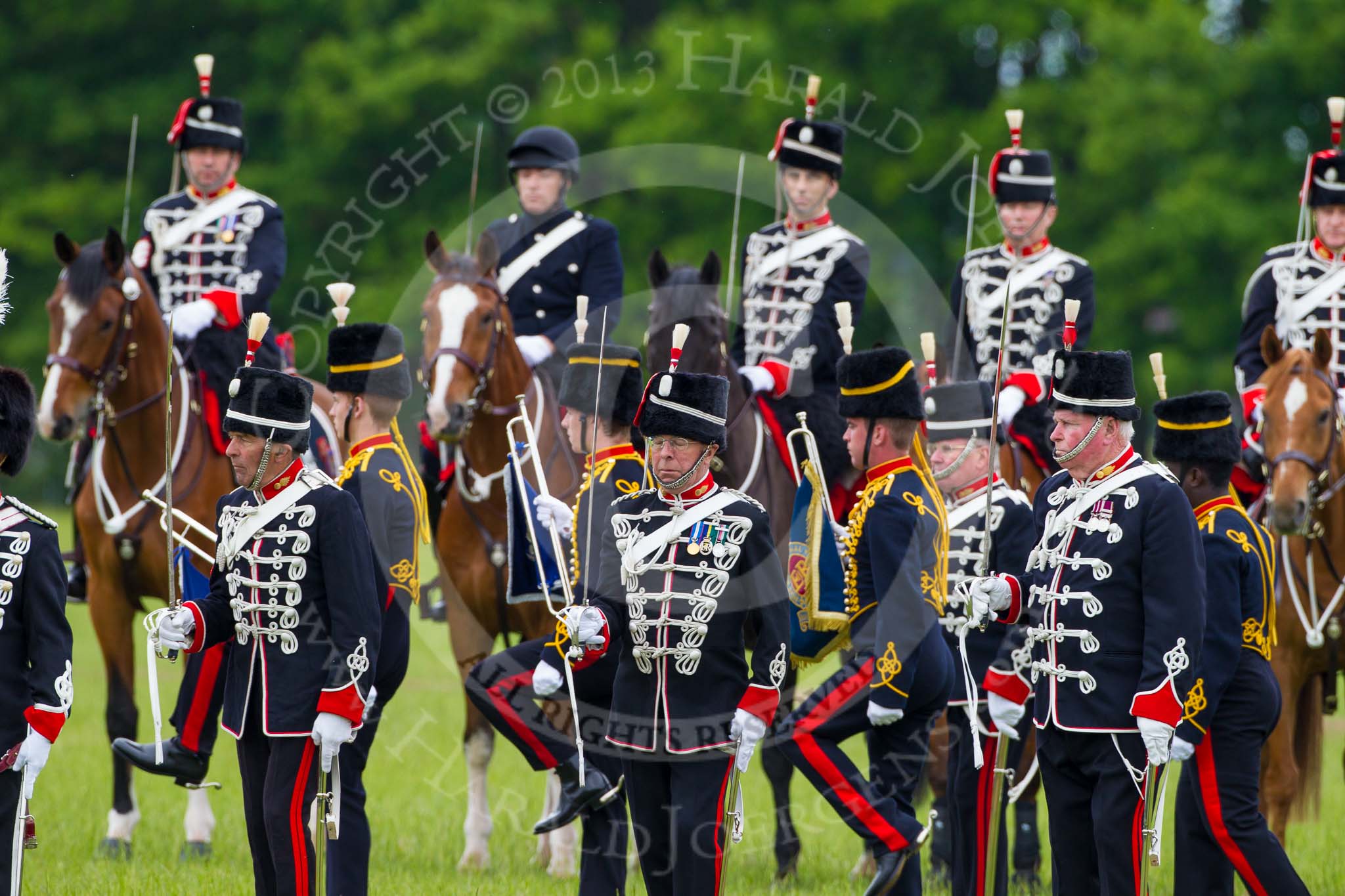 The Light Cavalry HAC Annual Review and Inspection 2013.
Windsor Great Park Review Ground,
Windsor,
Berkshire,
United Kingdom,
on 09 June 2013 at 13:29, image #381