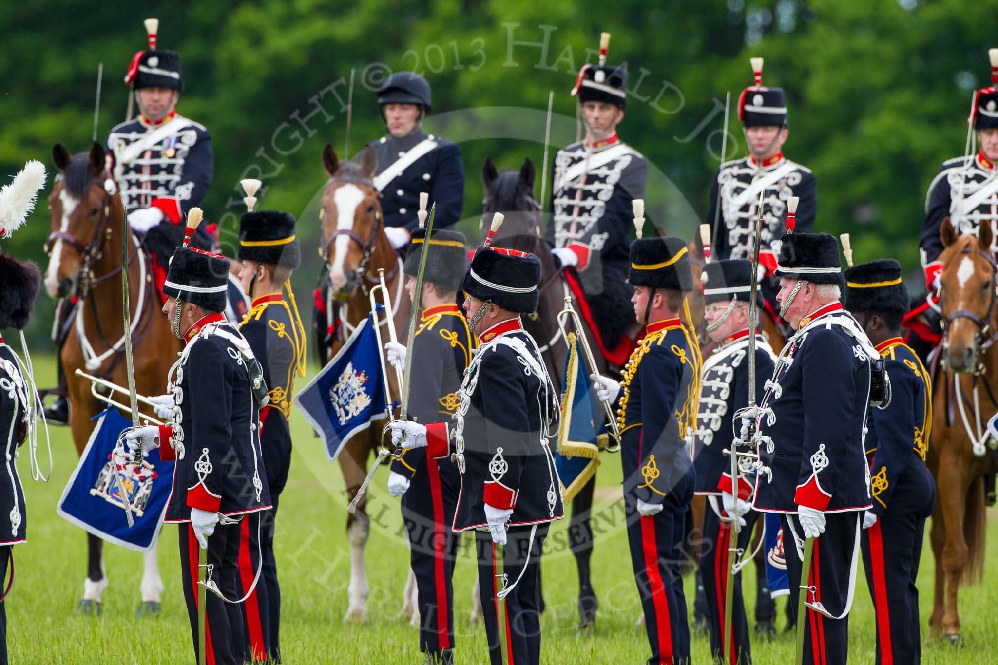 The Light Cavalry HAC Annual Review and Inspection 2013.
Windsor Great Park Review Ground,
Windsor,
Berkshire,
United Kingdom,
on 09 June 2013 at 13:29, image #382