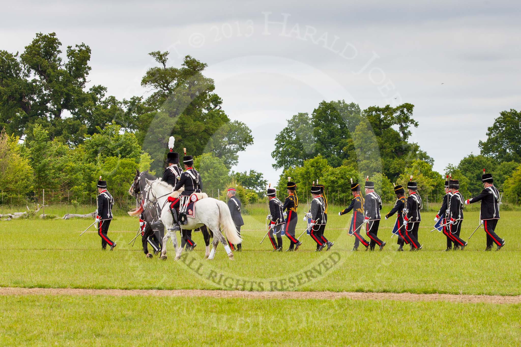 The Light Cavalry HAC Annual Review and Inspection 2013.
Windsor Great Park Review Ground,
Windsor,
Berkshire,
United Kingdom,
on 09 June 2013 at 13:30, image #386