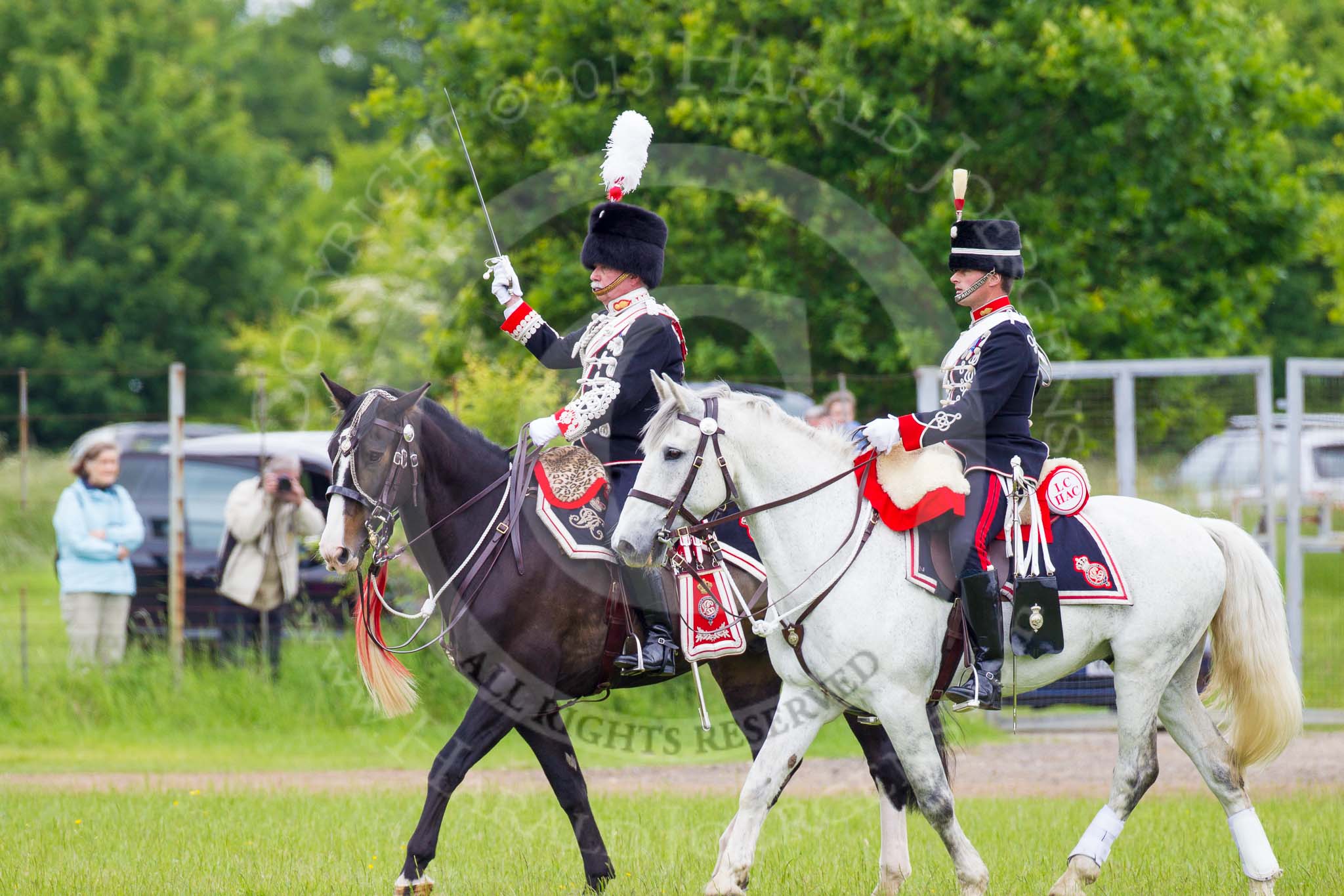 The Light Cavalry HAC Annual Review and Inspection 2013.
Windsor Great Park Review Ground,
Windsor,
Berkshire,
United Kingdom,
on 09 June 2013 at 13:35, image #434