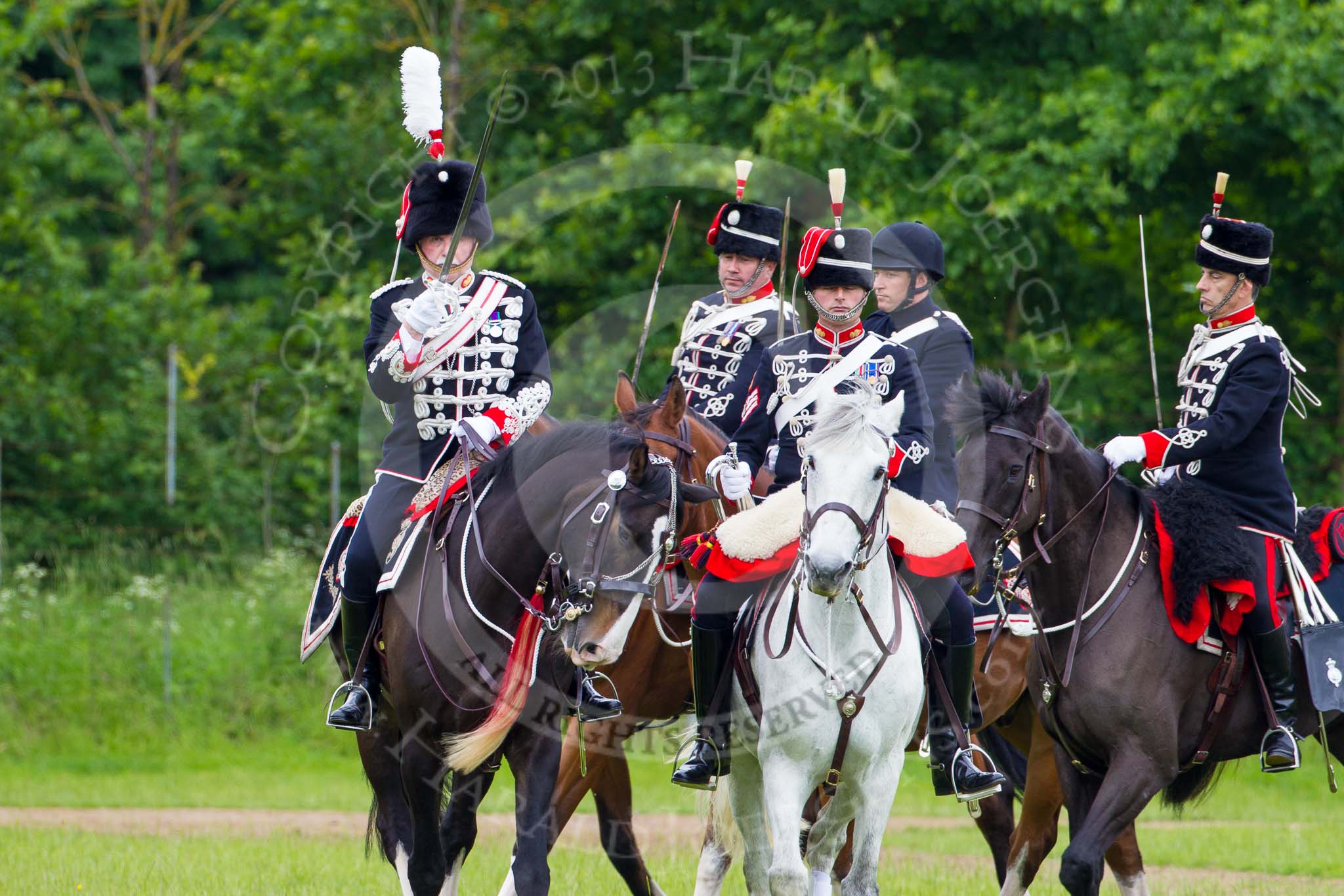 The Light Cavalry HAC Annual Review and Inspection 2013.
Windsor Great Park Review Ground,
Windsor,
Berkshire,
United Kingdom,
on 09 June 2013 at 13:35, image #441